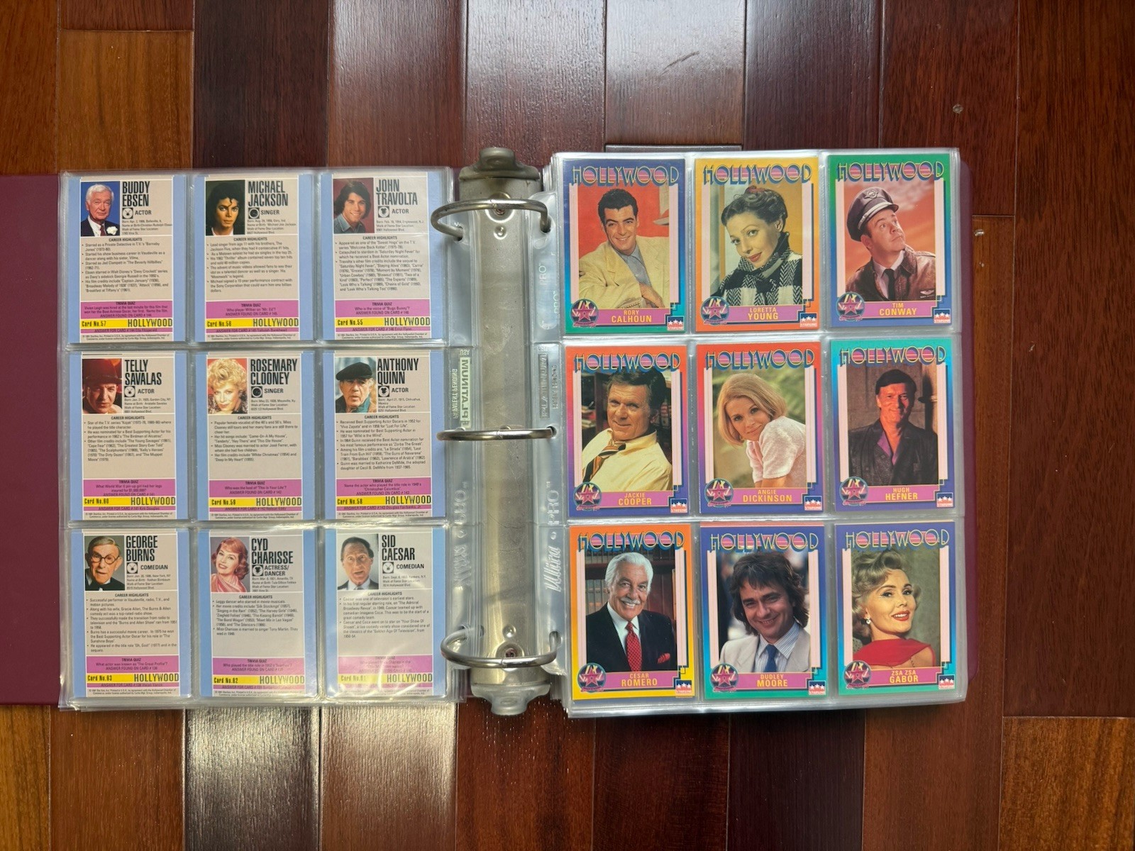 1991 Hollywood Starline 200+ Cards & Binder