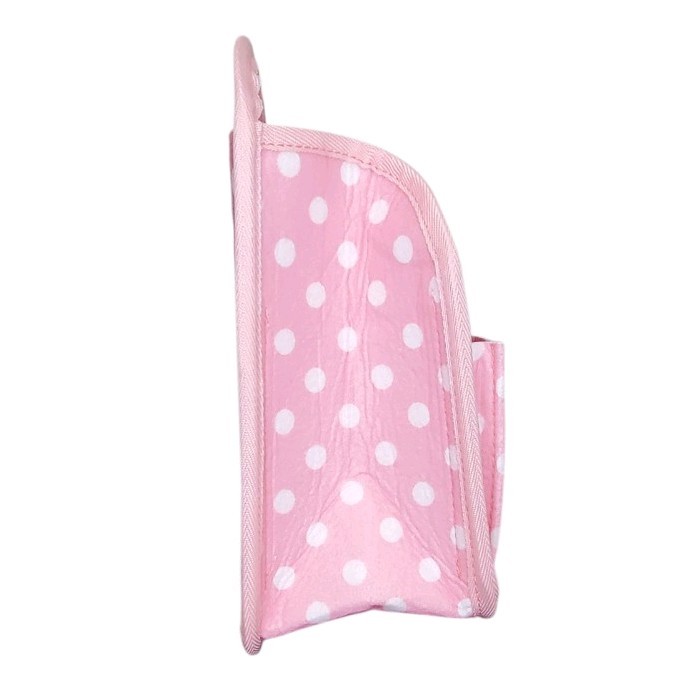 Pink & White Polka Dots Mini Backpack Organizer