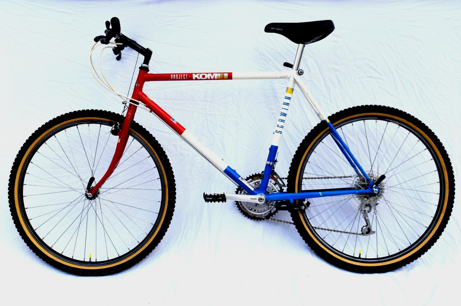 1989 Schwinn Project KOM 10 Team Issue MTB USA Handbuilt Original Deore XT- VTG