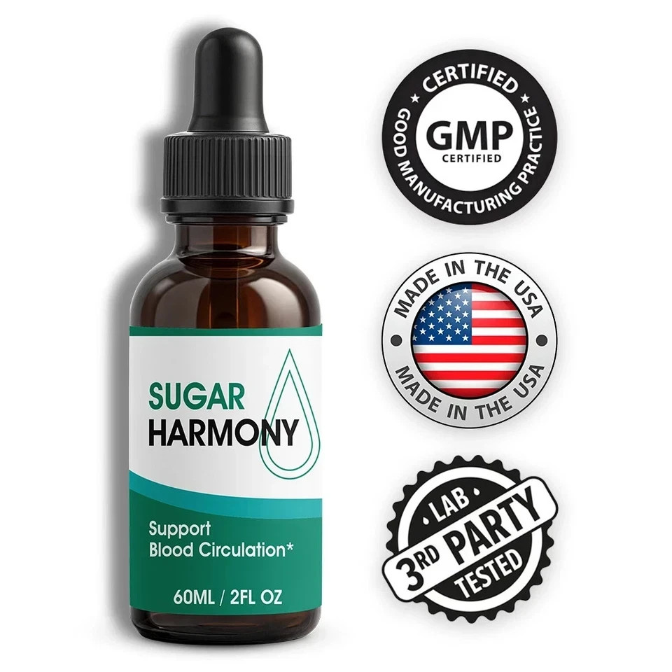 (6 Pack) Sugar Harmony Drops, SugarHarmony Maximum Strength Blood Support US
