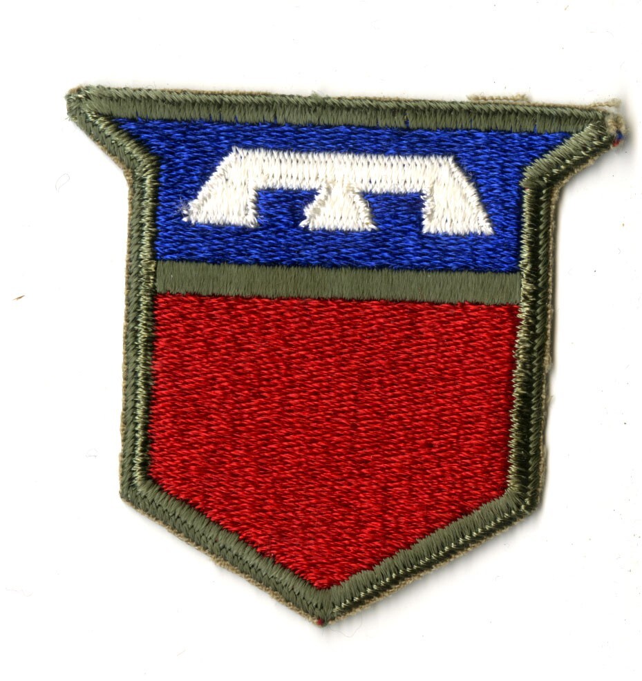 76th Infantry Division White Back Patch WWII Vintage Luxembourg Czechoslovakia