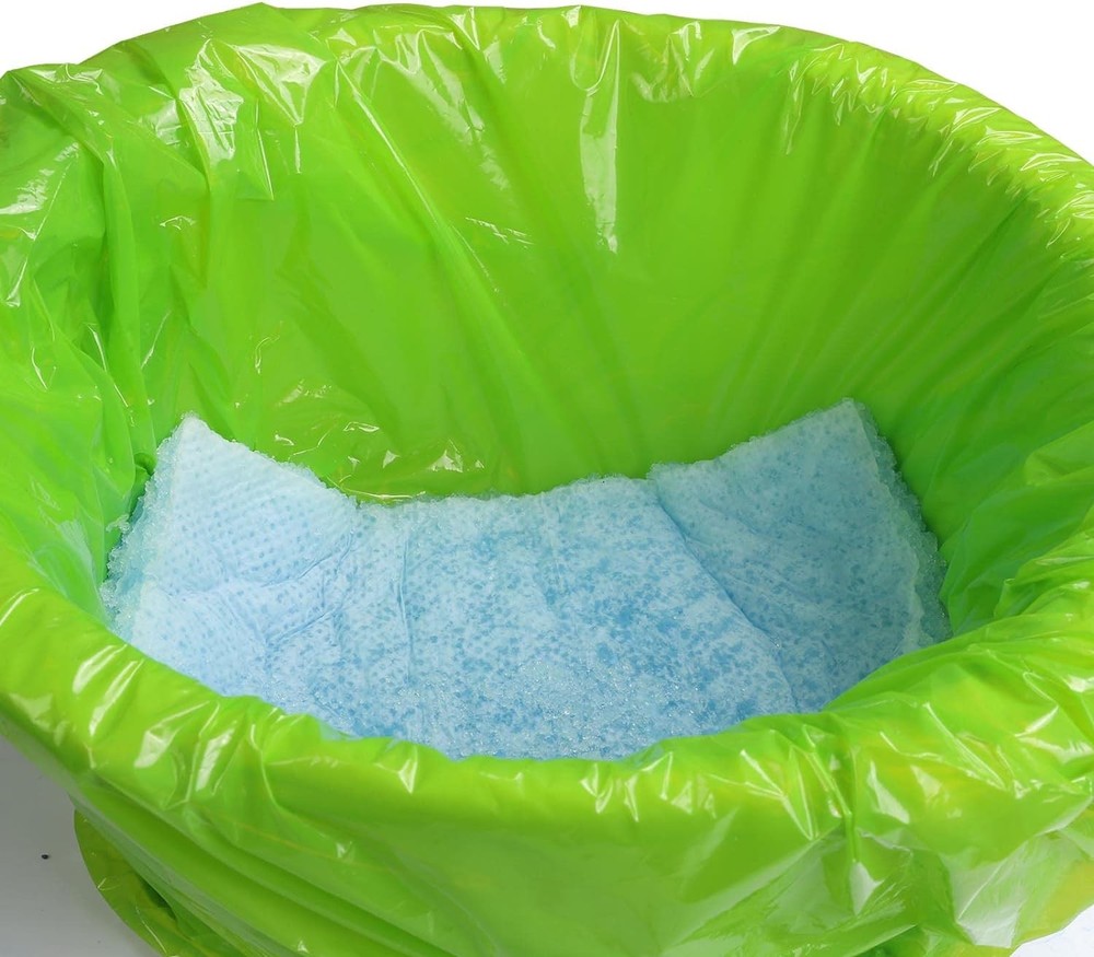 Commode Liners for Bedside with Super Absorbent Pad 50 Pack...