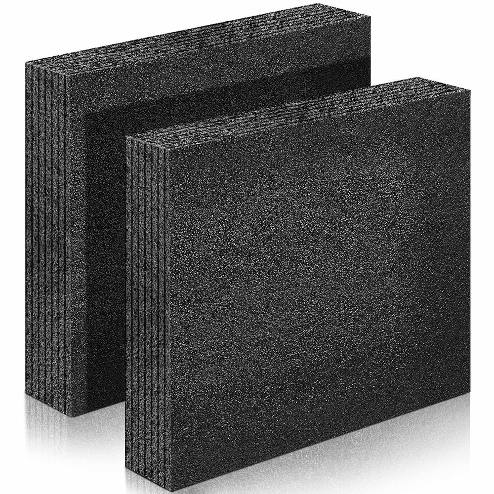 2 Pcs Customizable Polyethylene Foam Packing Inserts for Cases Thick Polyethy...