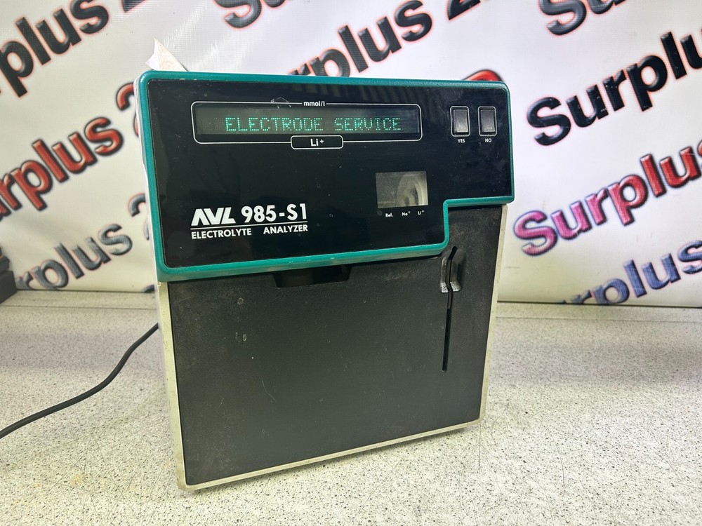 AVL 985-S1 Electrolyte Analyzer