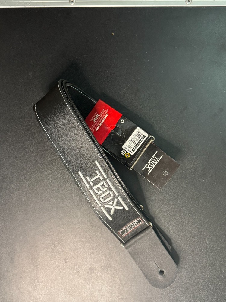 IBox Adjustable Guitar Strap-Durable Leather with Leather Ends