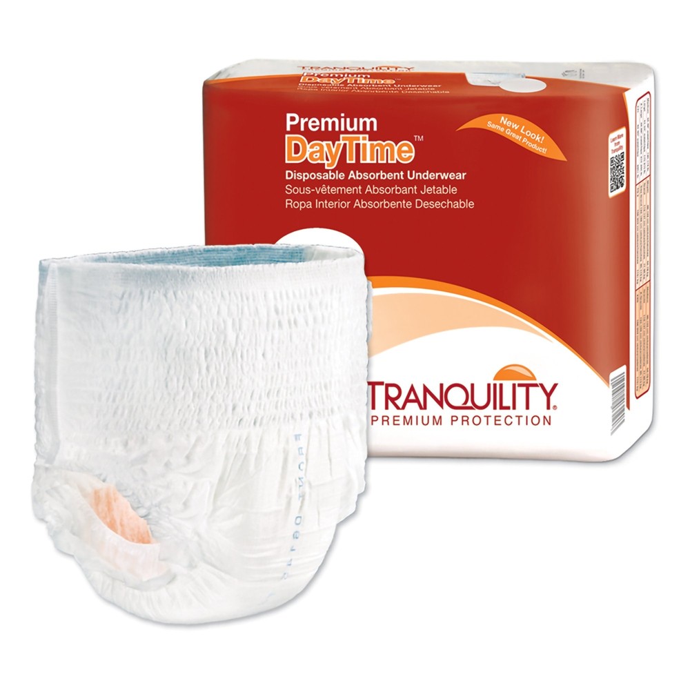 Tranquility Disposable Underwear Large Heavy 64 Ct