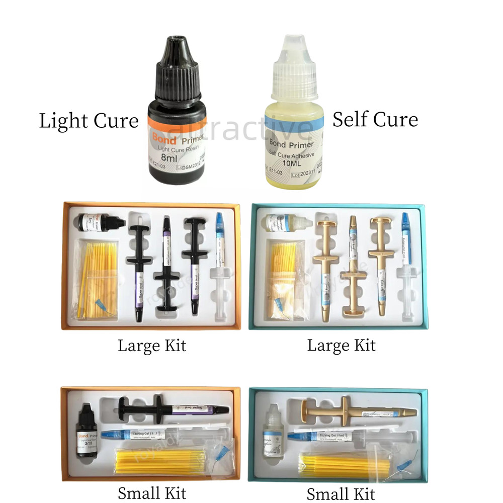 Dental Orthodontic Composite Resin Direct Paste Adhesive Bond Self Light Curing