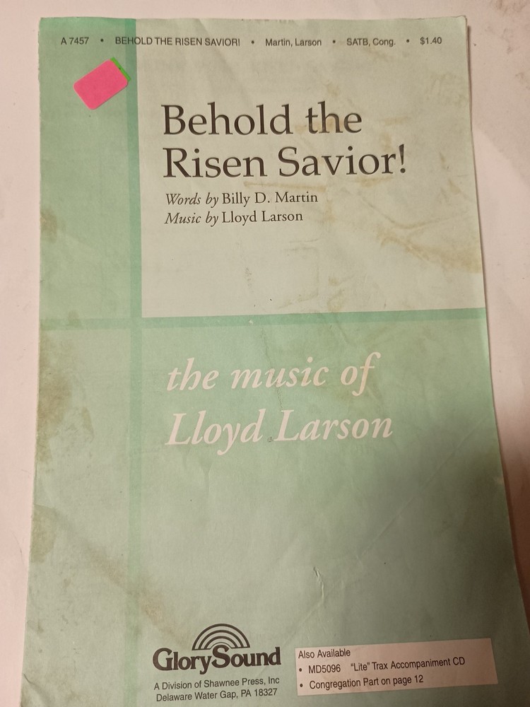 Behold the Risen Savior! SATB , Congregation 2000 Sheet Music P12