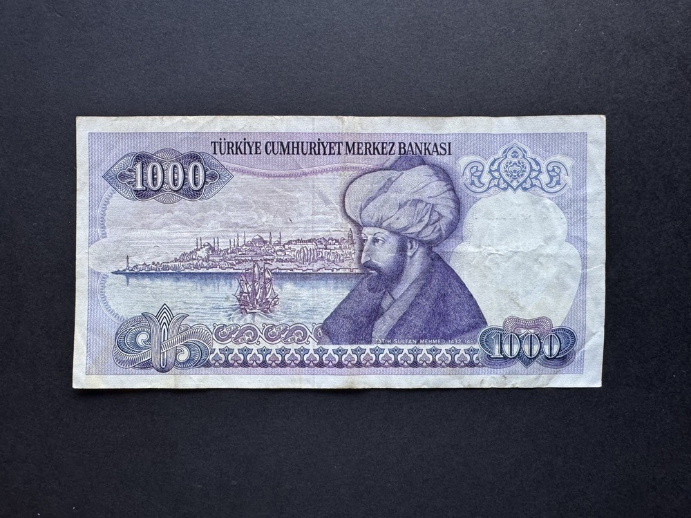 Turkey 1000 Lira Banknote
