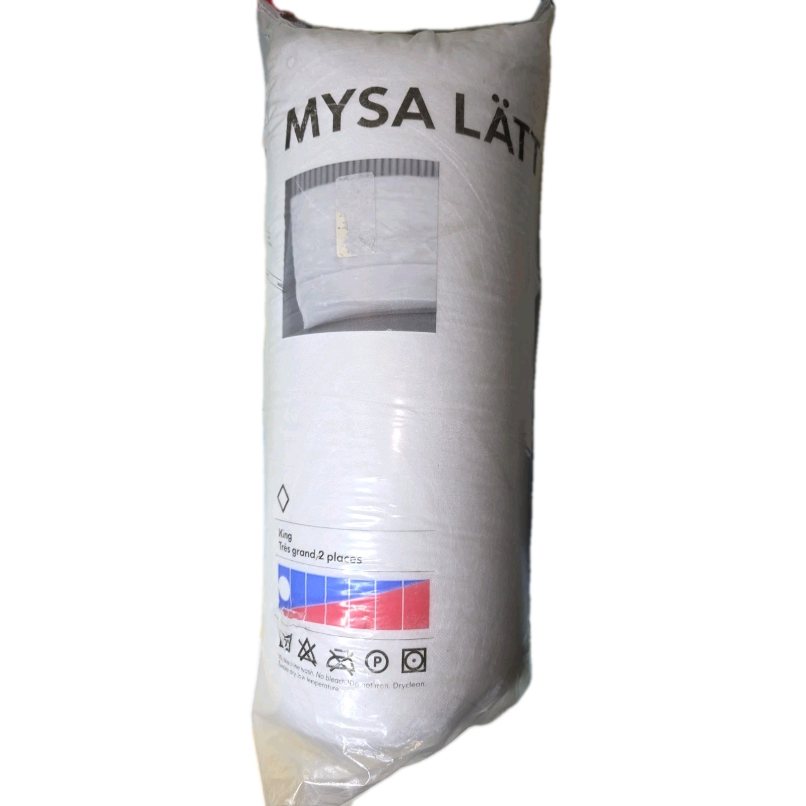 Ikea Mysa Latt KING 2 Places White New Sealed Bag A Must Have Buy It SHIPS FAST