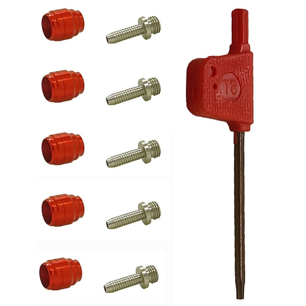 Secure Installation Brake Oil Needle Olive Head Set for Precise Braking