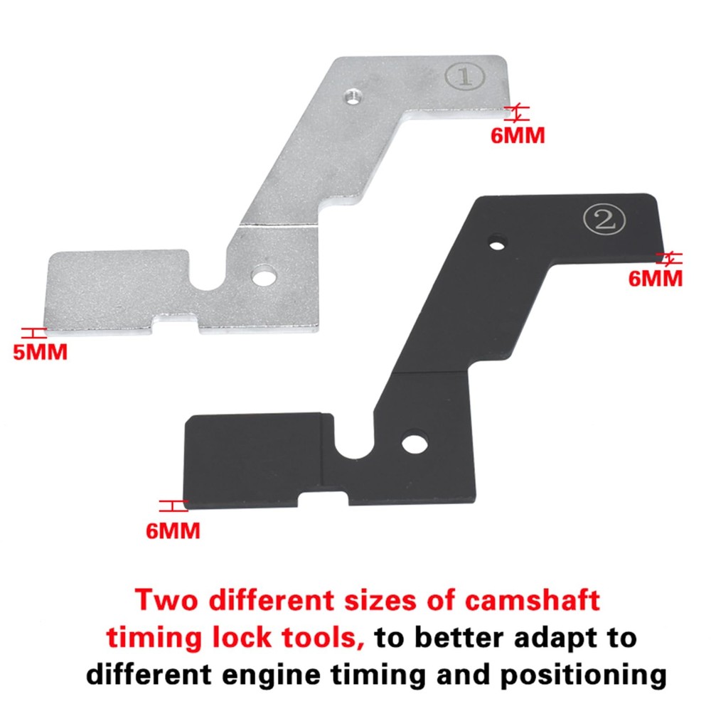 Yuesstloo Engine Camshaft Timing Locking Tool Kit, 9PCS Improved Kit
