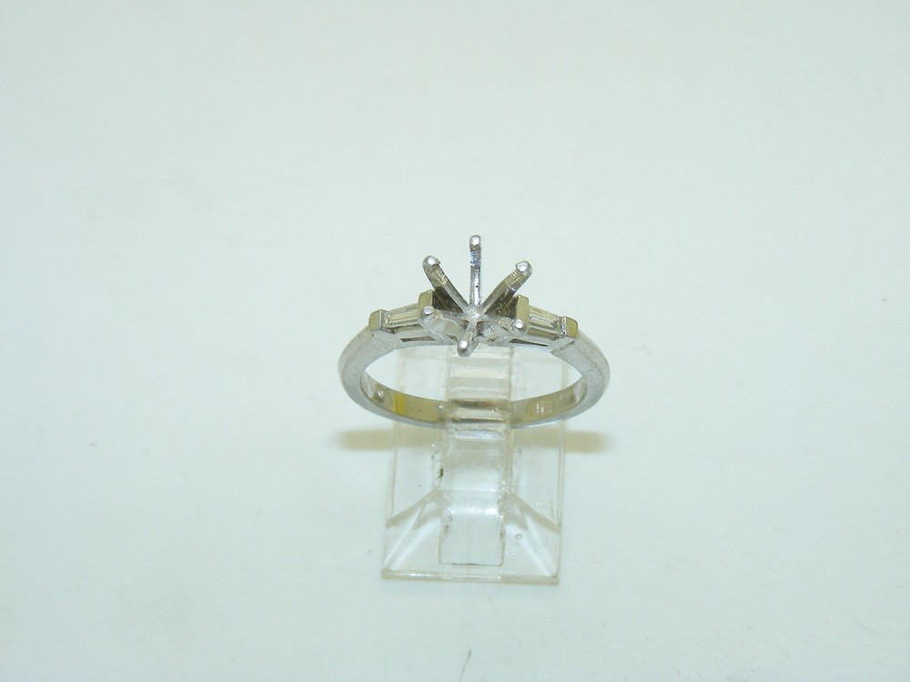 Platinum open setting Diamond Ring