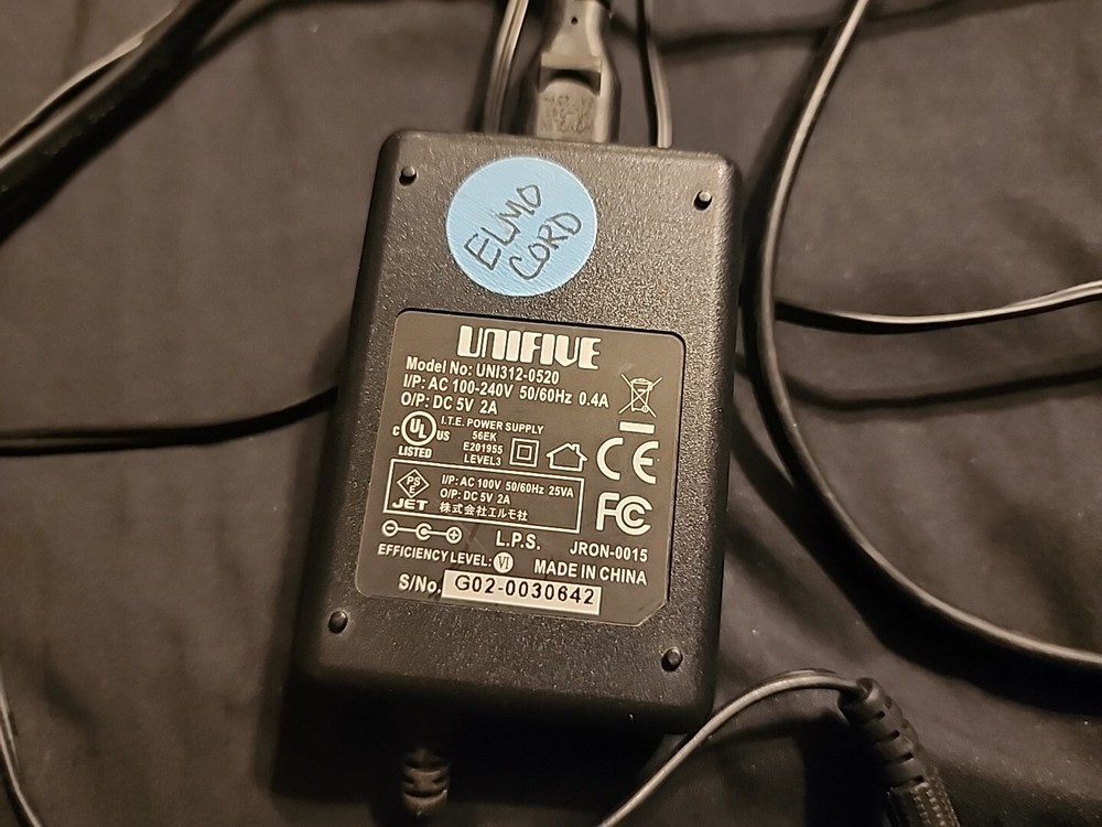 Elmo MO-1 Portable Visual Preseter Document Camera - No USB Connection