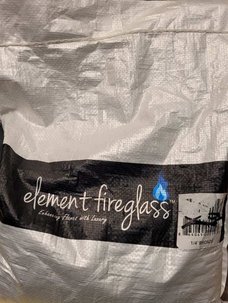 ELEMENT BRONZE Fire Pit Fire Glass