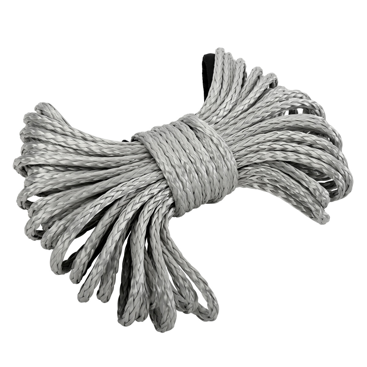 1/4"x50' 10000LBS Synthetic Winch Rope Line Recovery Cable 4WD ATV UTV Gray #UP