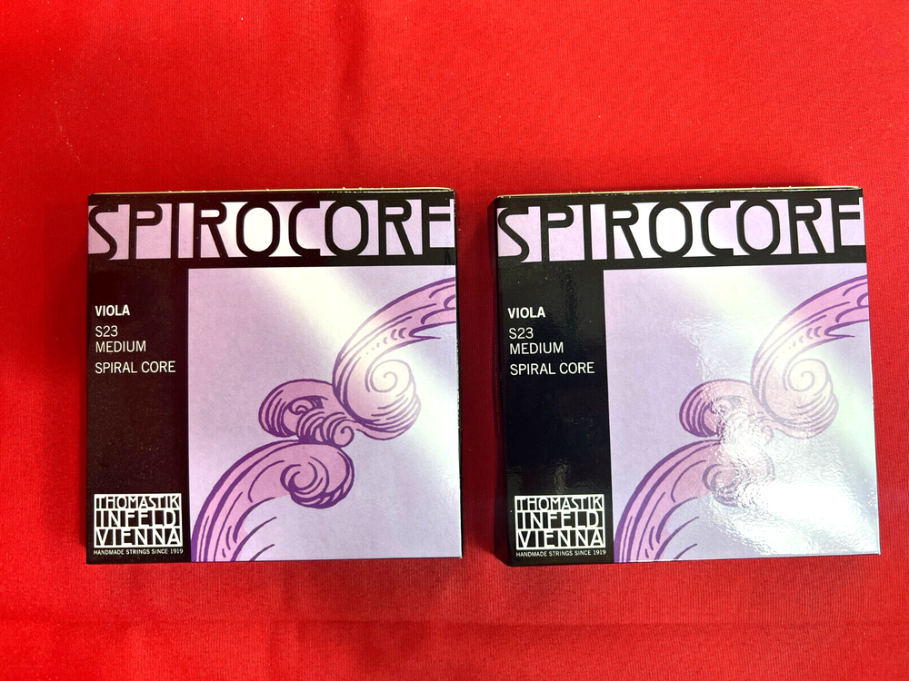 4 x 100% Authentic Spirocore Viola String 4/4 Set S23 15 -16.5" Medium