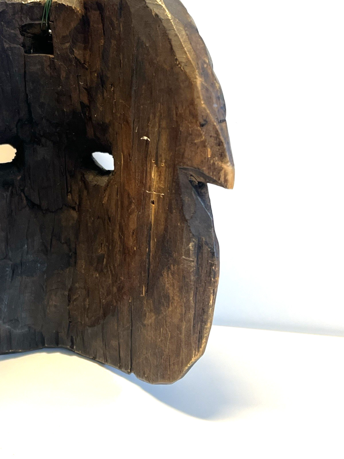 Antique Native American indian Hand Carved Totem Style Wooden Wall Hanging Mask