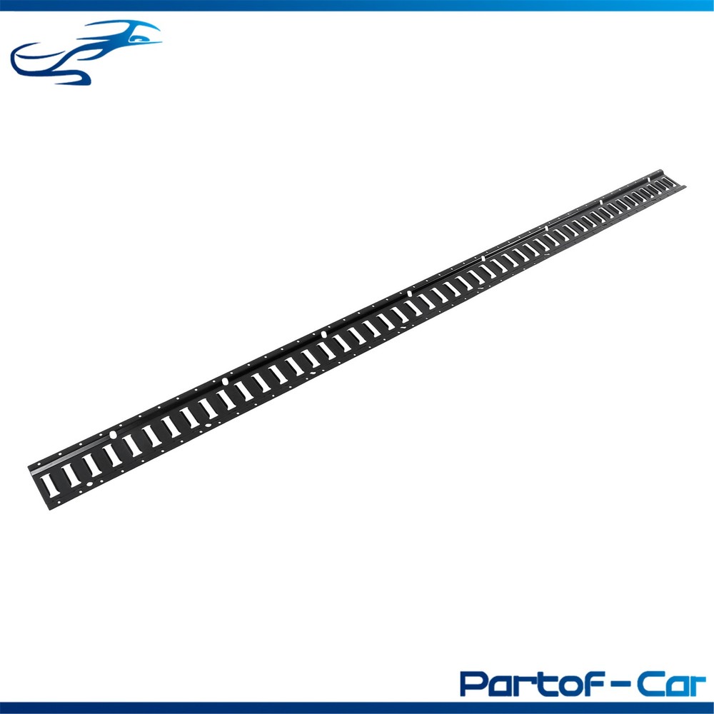 Black 5 Pack 96" E Track Rail Sections For Large Trailers And Vans Tie Down