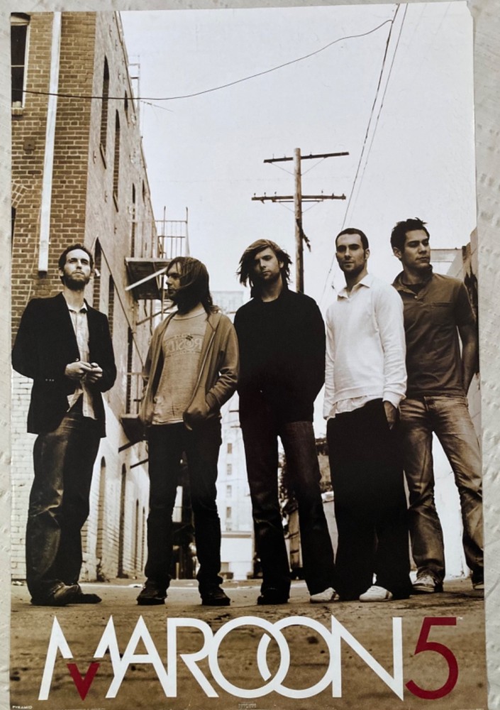 Maroon 5 Poster 2004 Pyramid Q