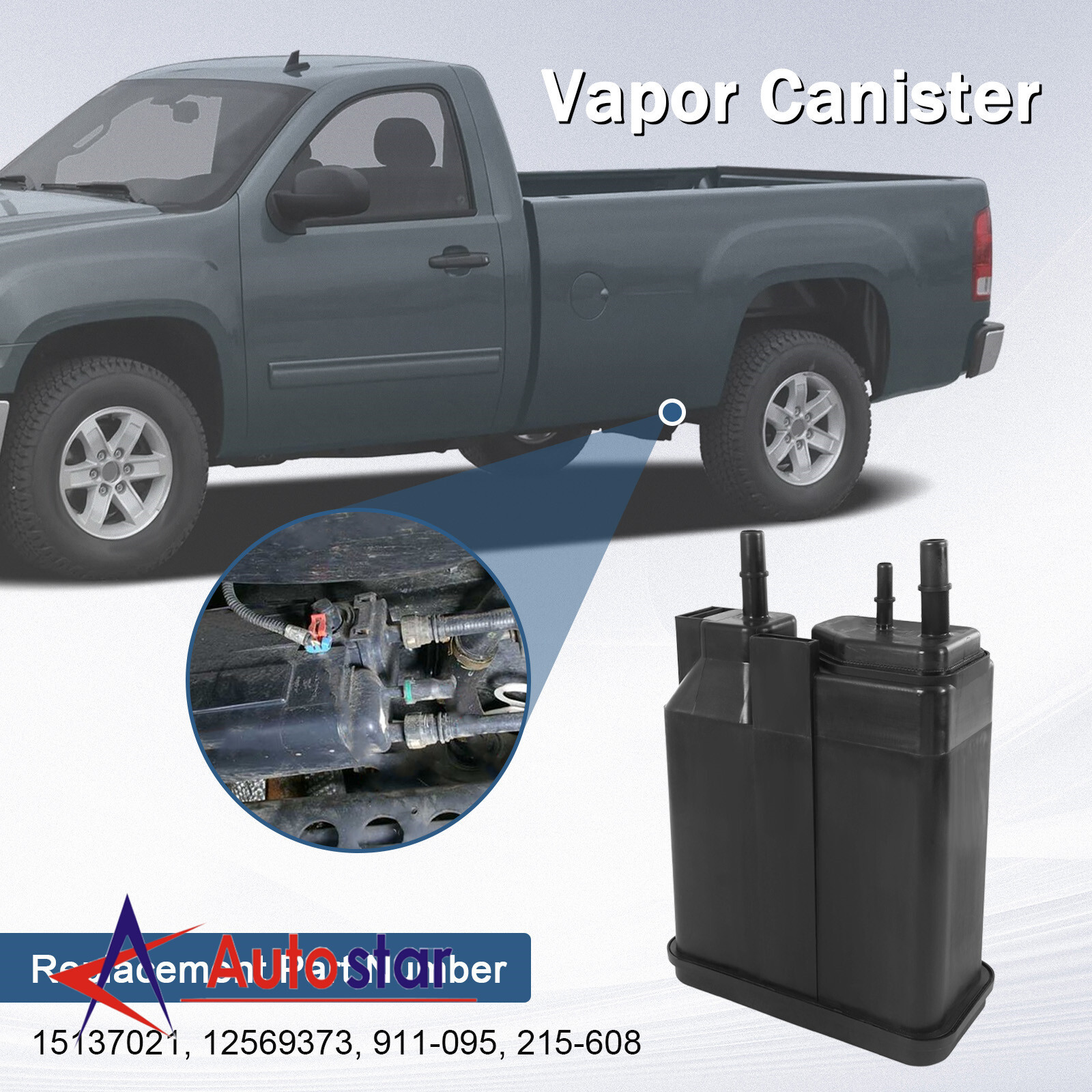 Car Vapor Canister For GM Trucks and Vans Silverado 1500 4.3L 5.3L 15137021