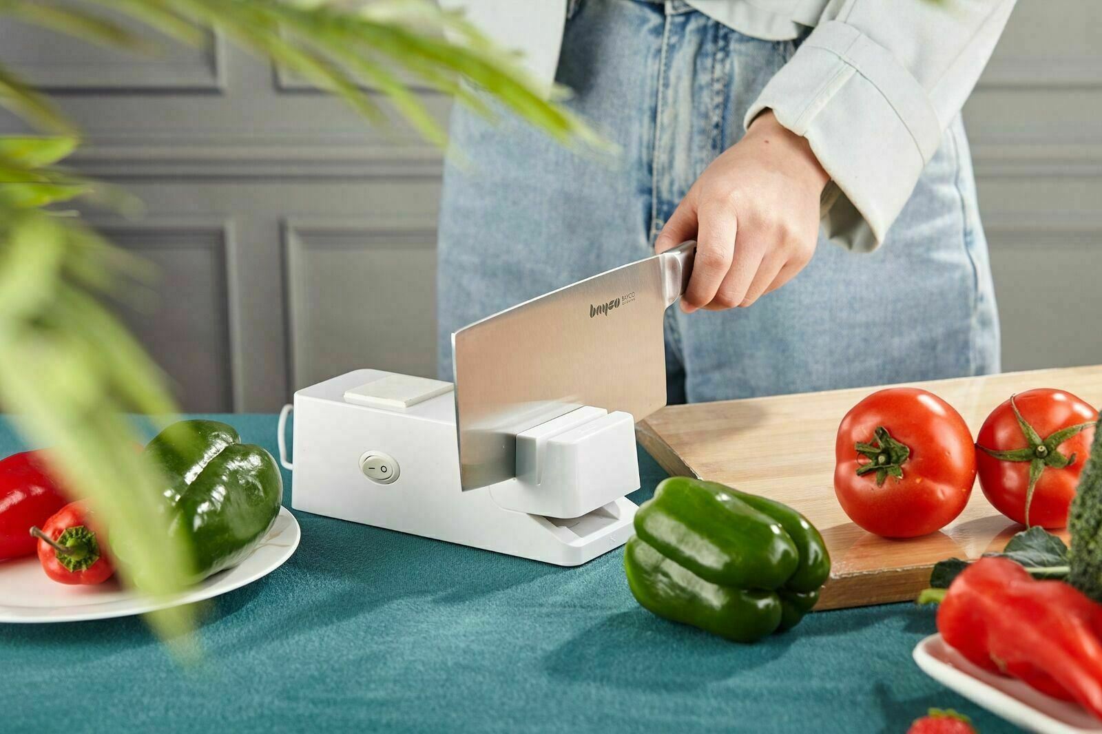 Multi-Task Electric Scissor & Knife Machetes Sharpener Fast Grinding Machine New