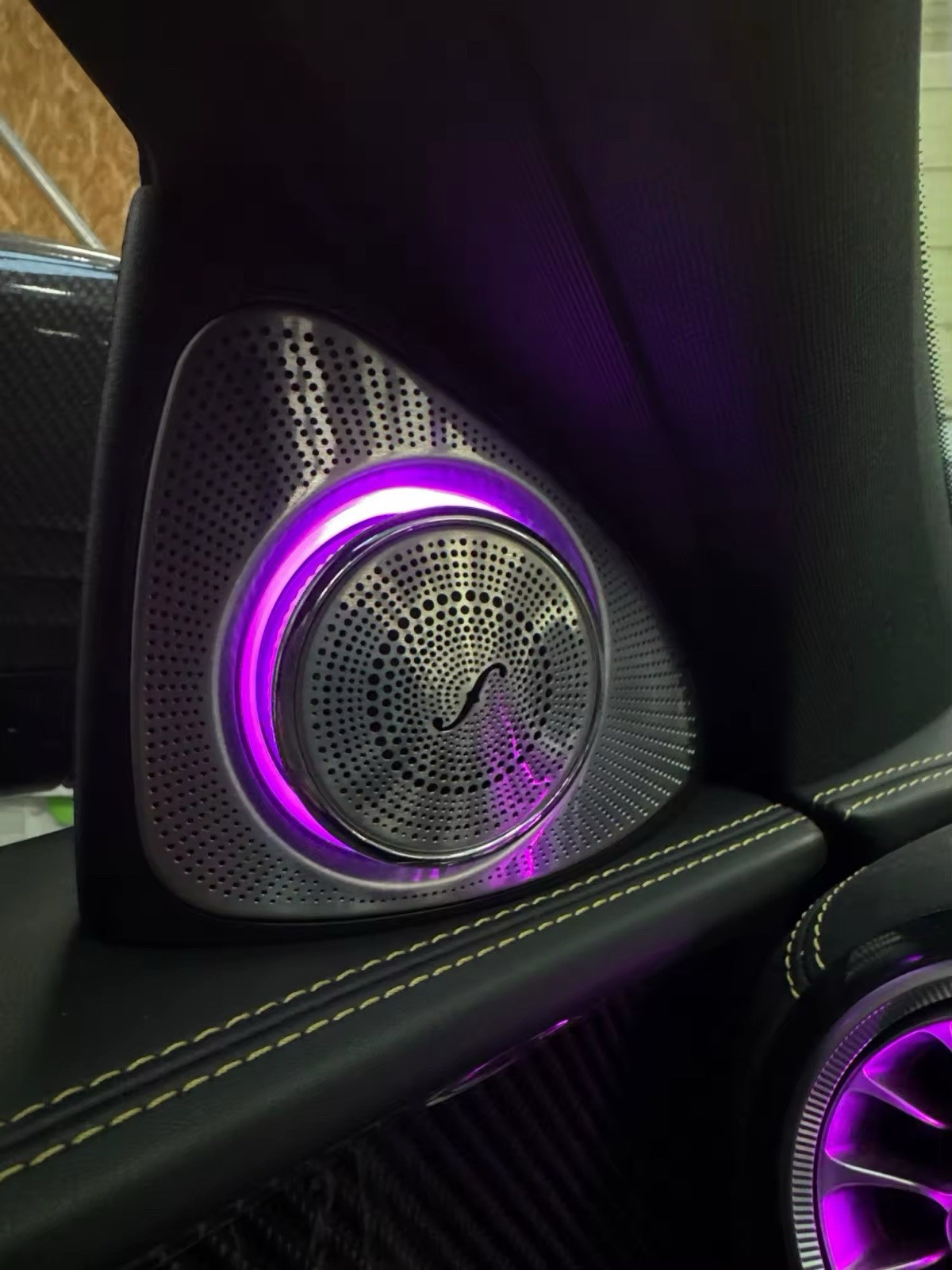 3D Rotation Speaker Tweeter Set for Mercedes Benz W213 E Class E300 E63 64 Color