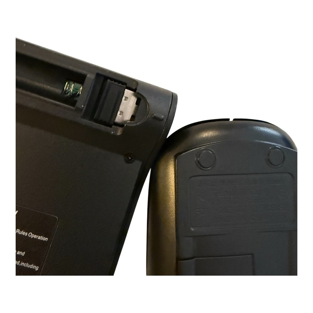 Wireless Numeric Keypad & Mouse Combo – 2.4GHz, USB, Black