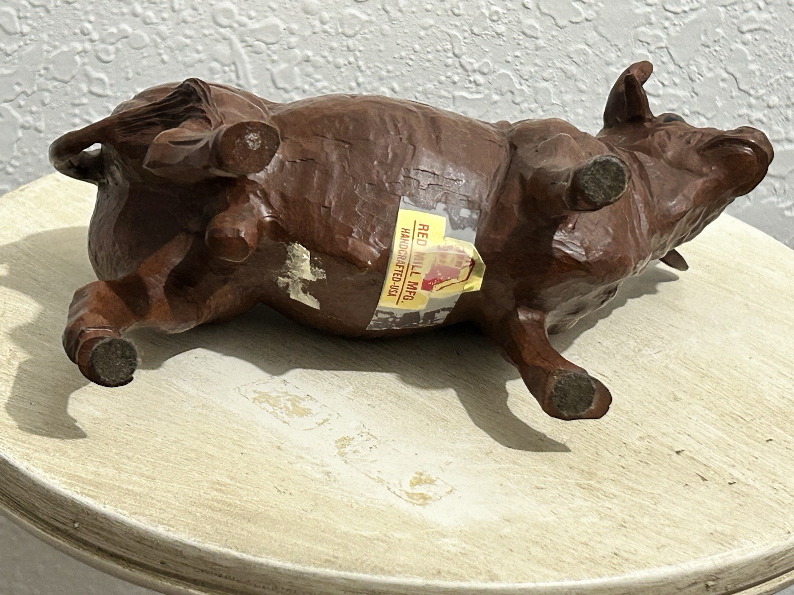 Vintage REDBULL Mfg. 7" Bull Animal Figurine