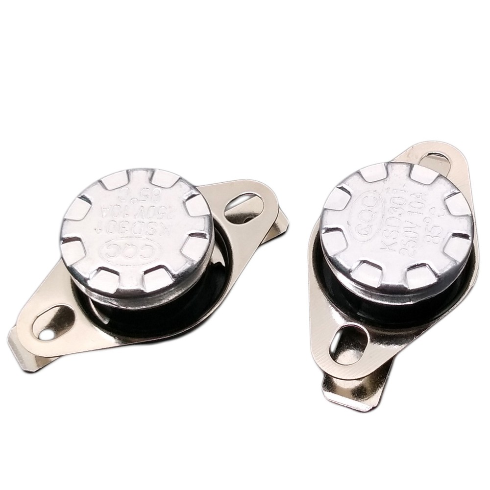 2pcs Temperature Switch Thermostat KSD301 85°C Celsius C NO Normal Open