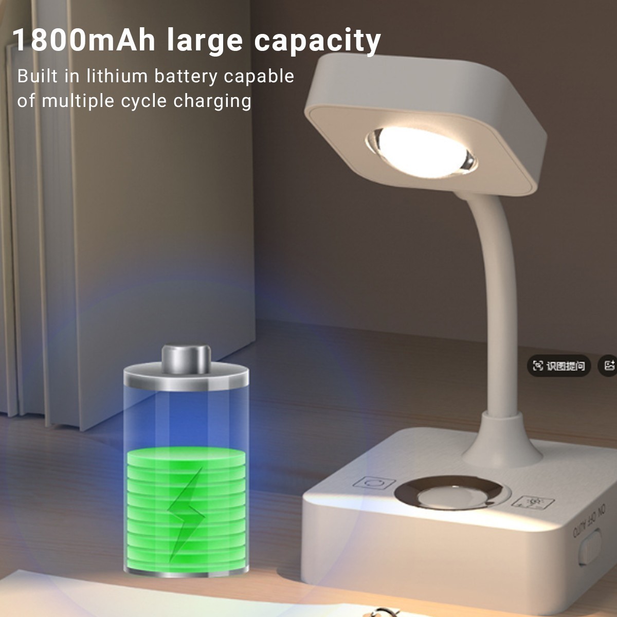 Rechargeable LED Spotlight for Indoor, Wireless RGB Spot Light with