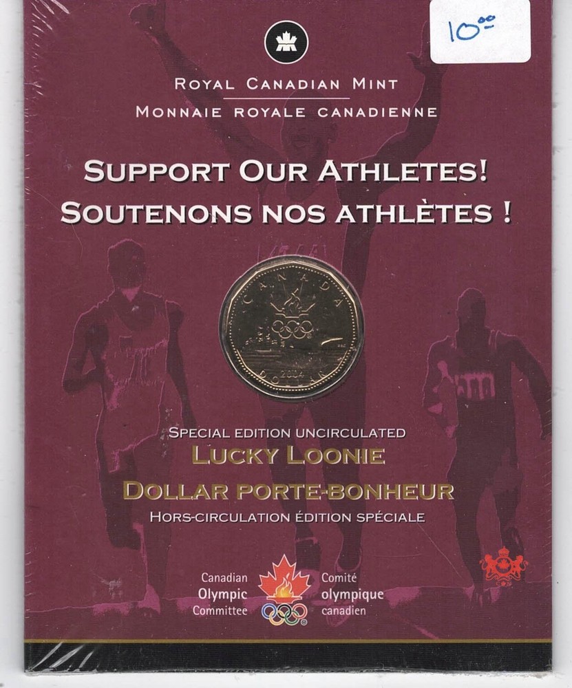 2004 Canada 1 Dollar Support Our Athletes - Royal canada Mint -