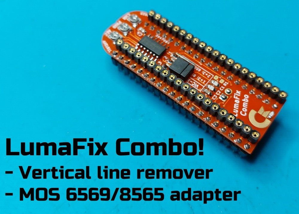 LumaFix64 Combo edition SMD version for Commodore 64 C64 - MOS 6569 MOS 8565