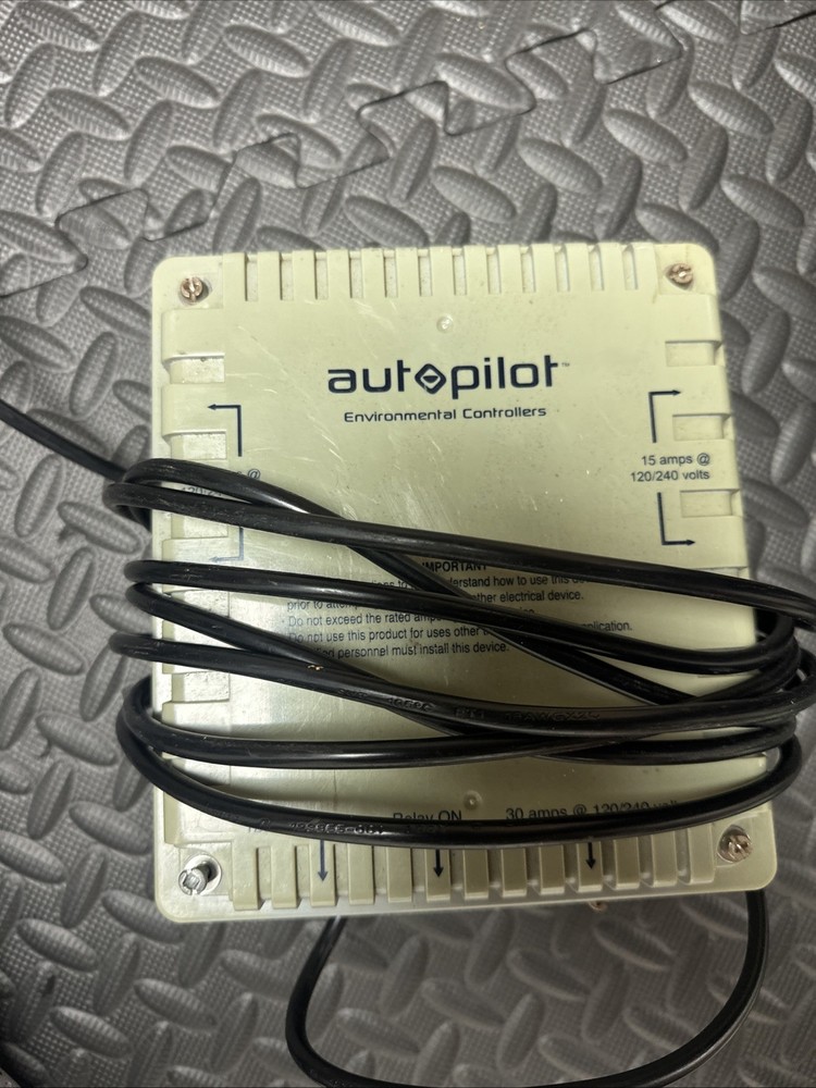 Autopilot Environmental Controller Relay Box APCL4DX 120/240V 50A Hydroponic