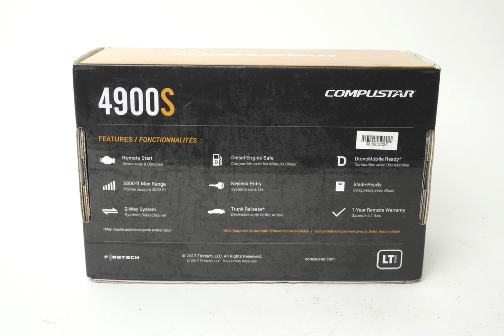 Compustar CS4900-S 4-Button 2-Way, 3000' Remote Start System CS4900S *BRAND NEW*