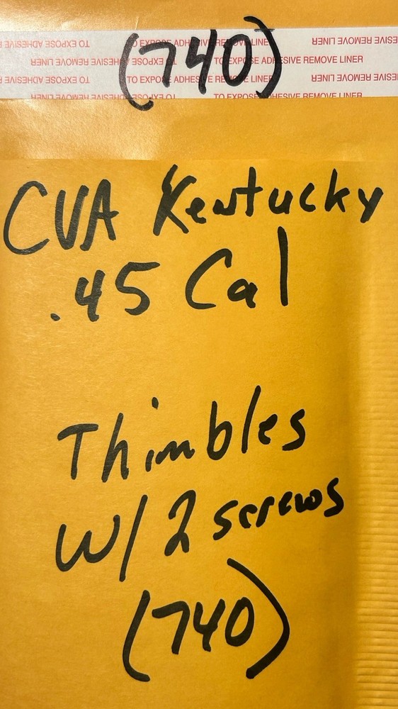 CVA Kentucky Sidelock Muzzleloader 3 Brass Thimbles With 2 Screws