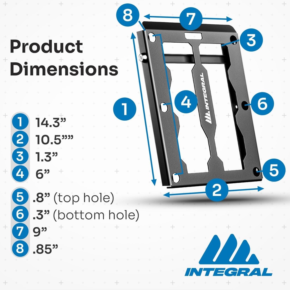 Integral Locking Plate - Universal - Compatible with Milwaukee Tool Packout O...