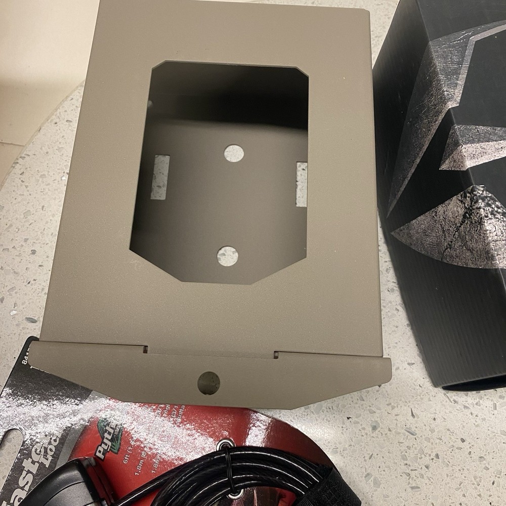 Spartan GoCam Game Camera Package Camera Lock Box Python Cable And SDCard