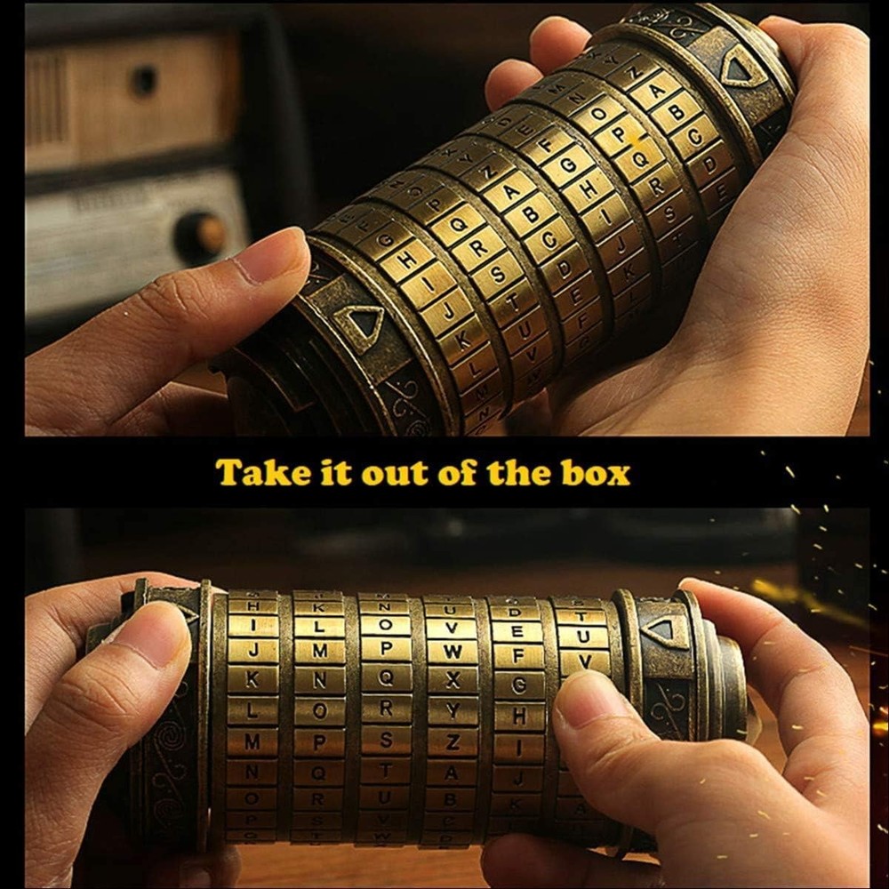 Da Vinci Code Mini Cryptex Valentine's Day Interesting Creative Romantic