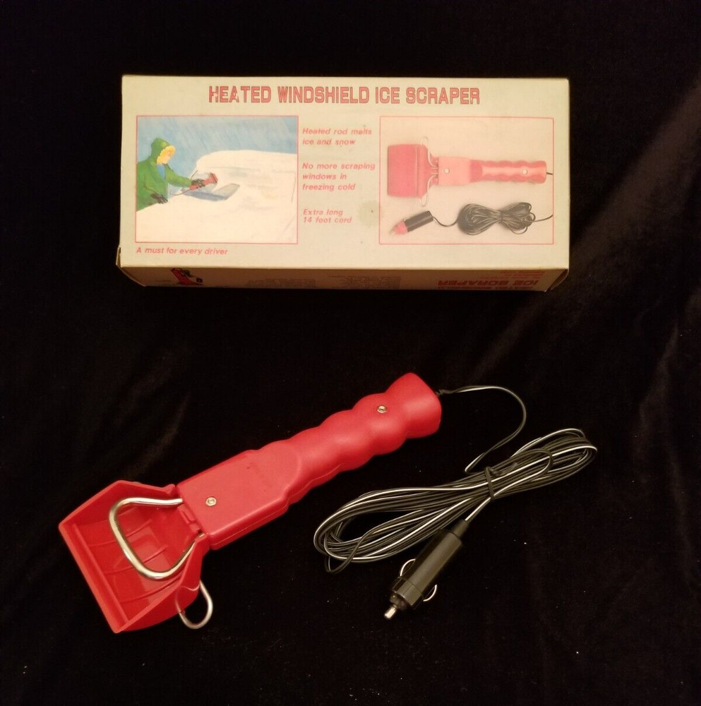Heated Ice Scraper Vintage New in Box