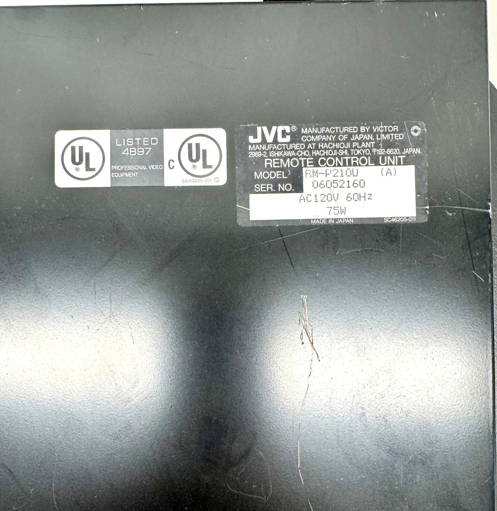 JVC Camera Remote Control Unit RM-P200U