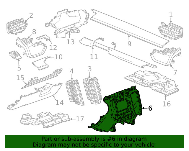 Genuine GM Lower Panel 26480400