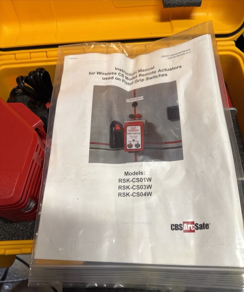 CBS Arcsafe RSK-CS01W Chicken Switch Remote Switch Actuator