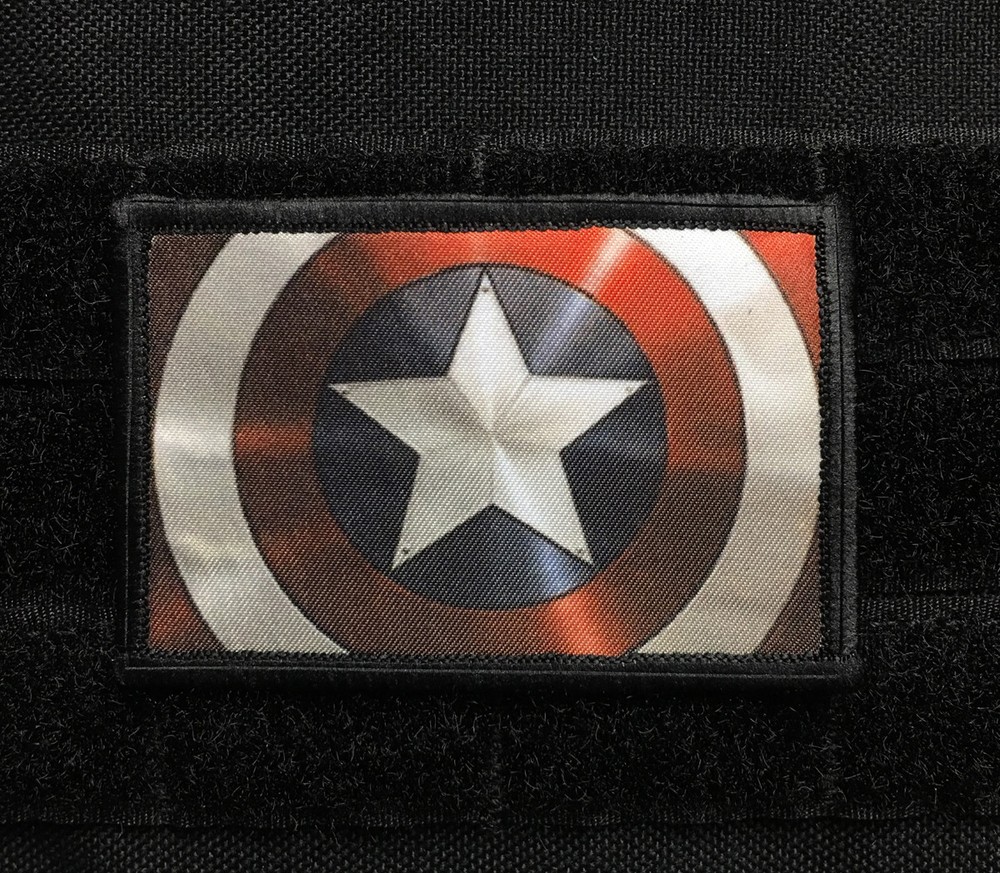 Approved by The Comics Code Morale Patch Tactical ARMY Military USA Flag Hook