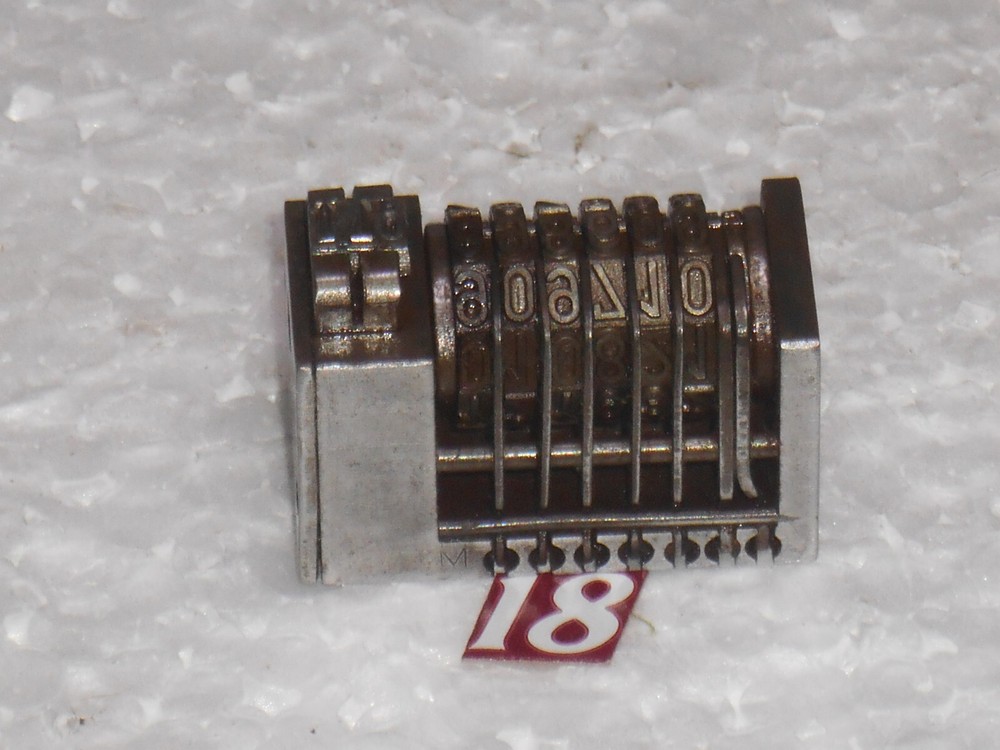 Reverse letterpress numbering machine | 18
