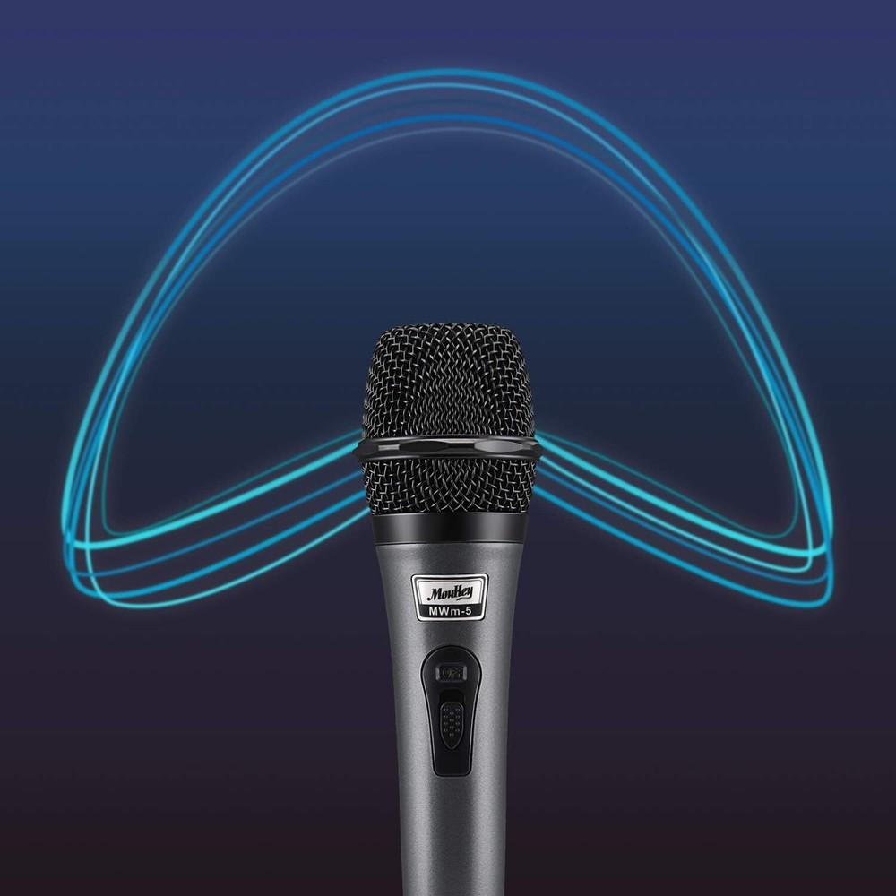 Dynamic Durable Microphone with XLR Cable - Singing/PA Speaker/Karaoke Machine