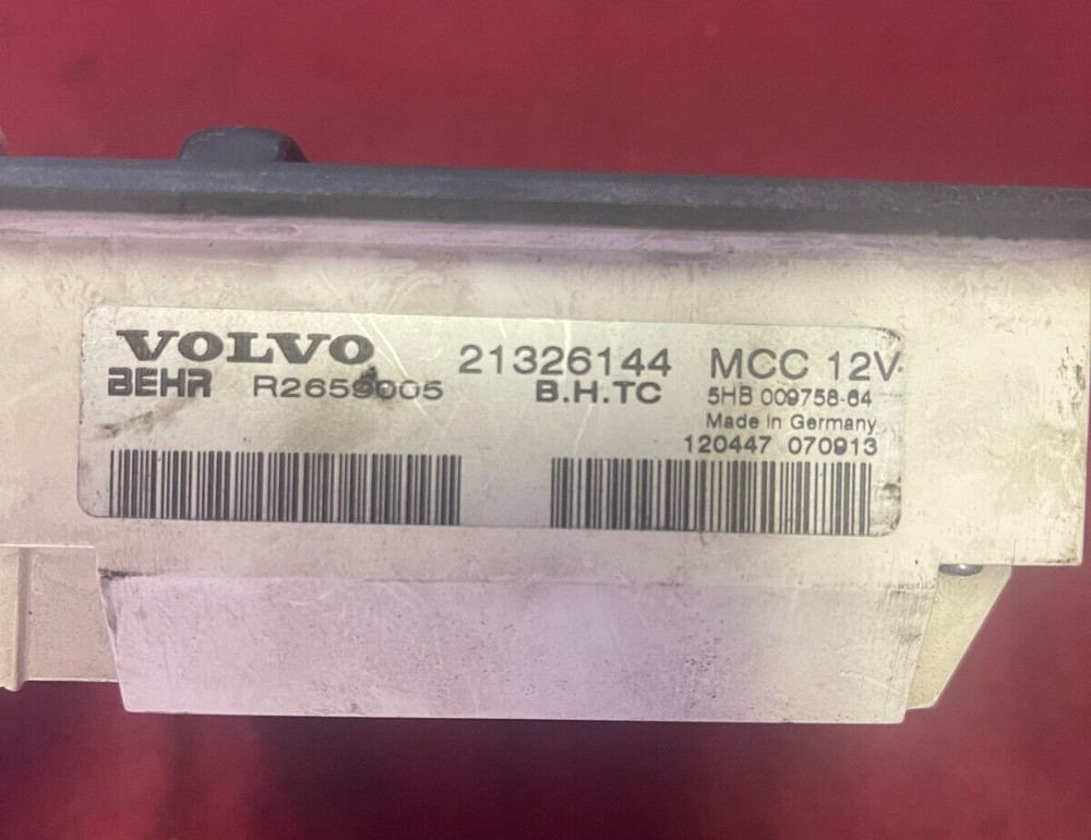 VOLVO HVAC SWITCH TEMPERATURE CONTROL module, OEM, 21326144 BROKEN TAB