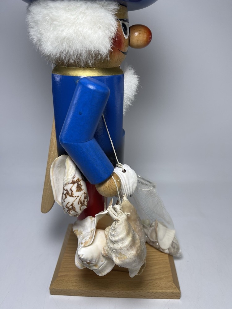 VINTAGE STEINBACH VOLKSKUNST NUTCRACKER - SEASHELLS COMPLETE GERMANY