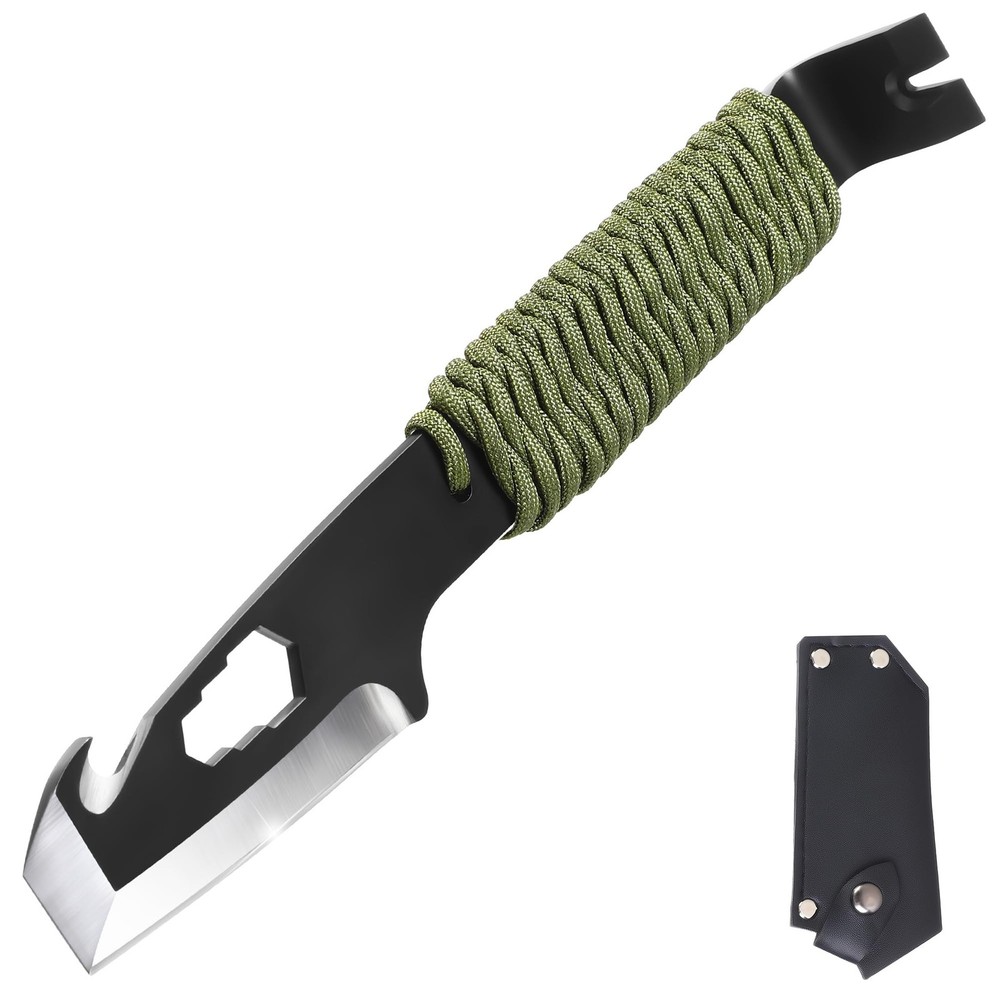 10" EDC Pry Bar Multitool, Large Prybar with Wrenches, Crowbar, Nail Puller, ...