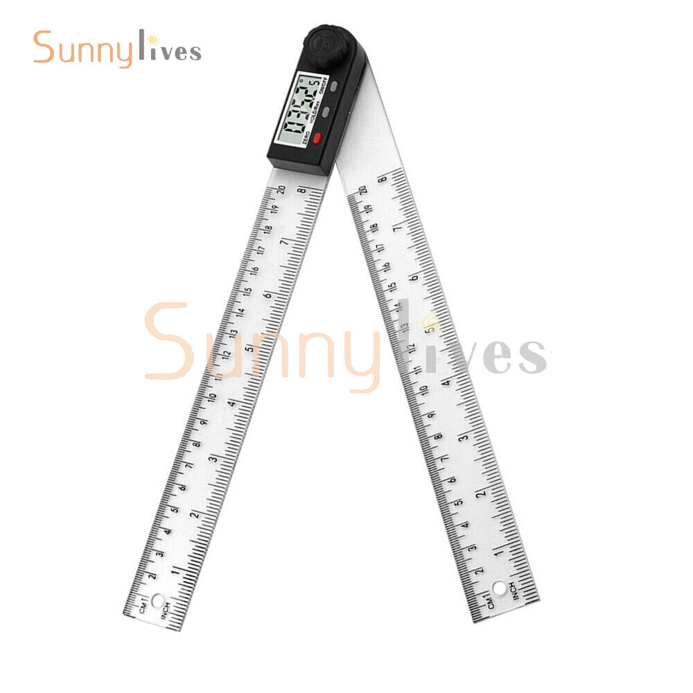 Digital Protractor Angle Ruler Finder Meter 0-360° Goniometer Measuring Tool